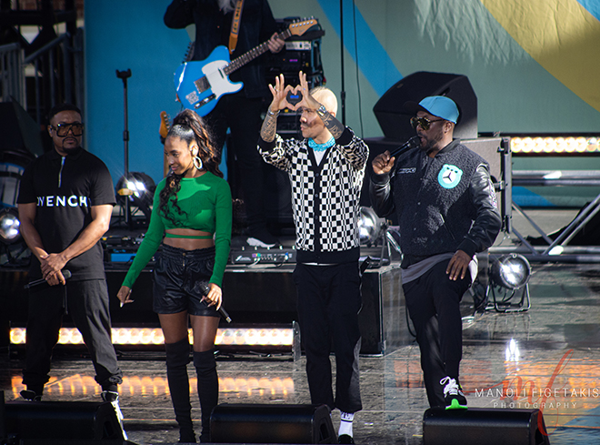 Black Eyed Peas performing on Good Morning America