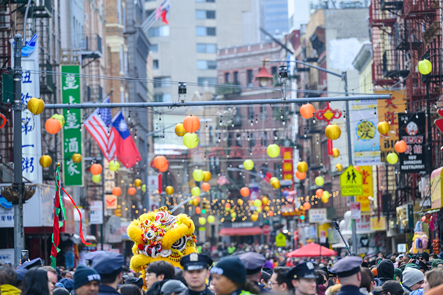 Lunar New Year Parade in Chinatown